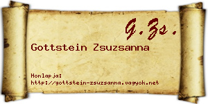 Gottstein Zsuzsanna névjegykártya